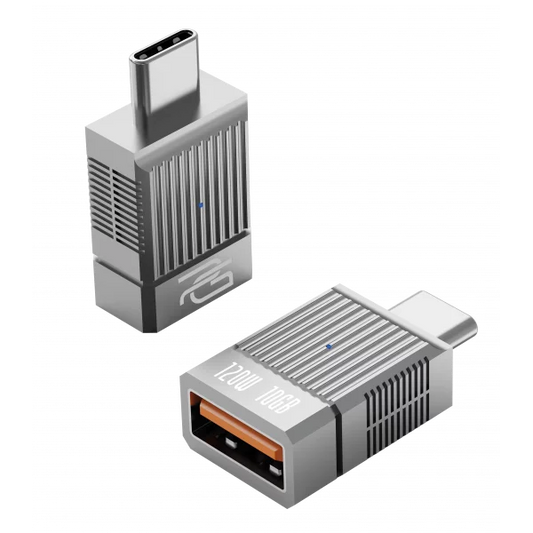 Proove Adapter OTG  Matrix USB to Type-C silver - توصالة يو اس بي تايب سي من بروف فضي