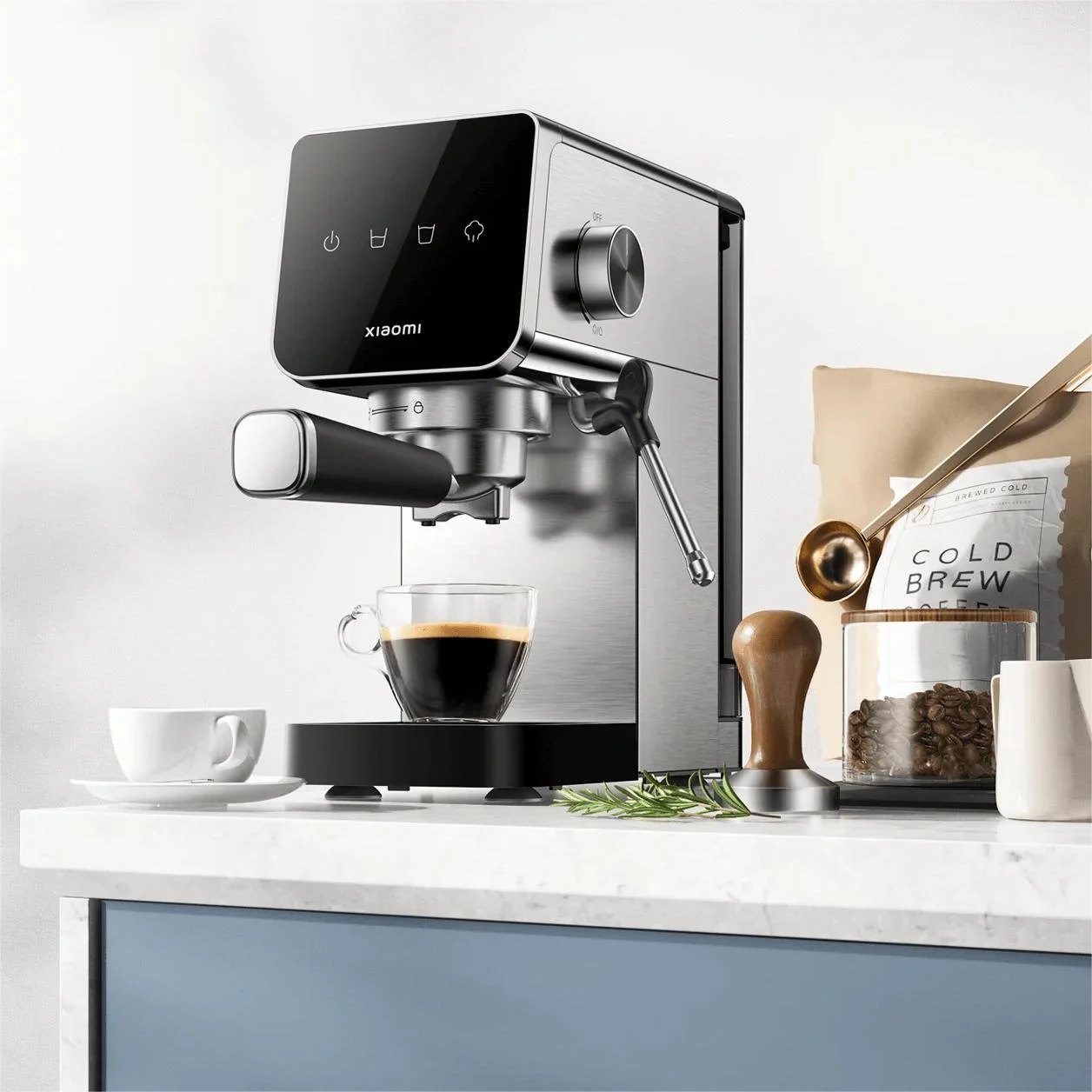 Xiaomi semi-automatic espresso machine - ماكنة تحضير الاسبريسو شبه الاوتوماتيكية من شاومي