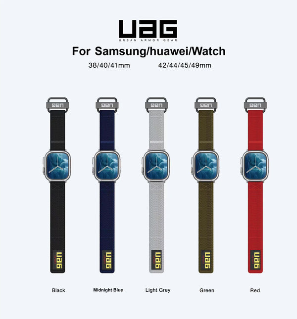 UAG ALPIN NYLON FOR APPLE WATCH 42-49 MM - سير ساعات ابل يو اي جي قماش