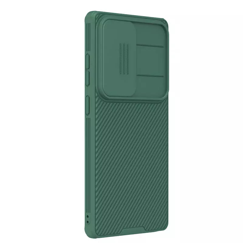 Nillkin CamShield Pro Case for Samsung Galaxy S25 Ultra Dark Green - كفر للسامسونج اس 25 الترا من نيلكين اخضر