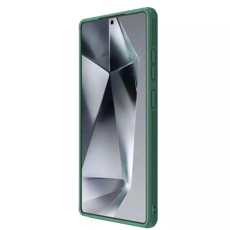 Nillkin CamShield Pro Case for Samsung Galaxy S25 Ultra Dark Green - كفر للسامسونج اس 25 الترا من نيلكين اخضر