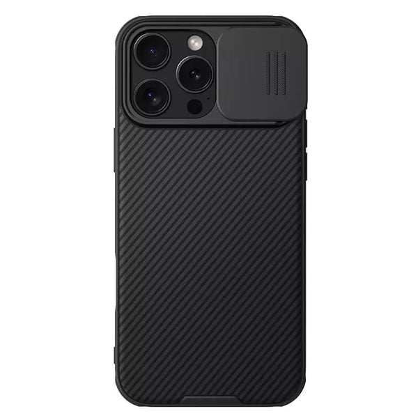 Nillkin CamShield Pro Magnetic Case for Apple iPhone 16 Pro Max Black - كفر ماك سيف للايفون 16 برو ماكس من نيلكين اسود