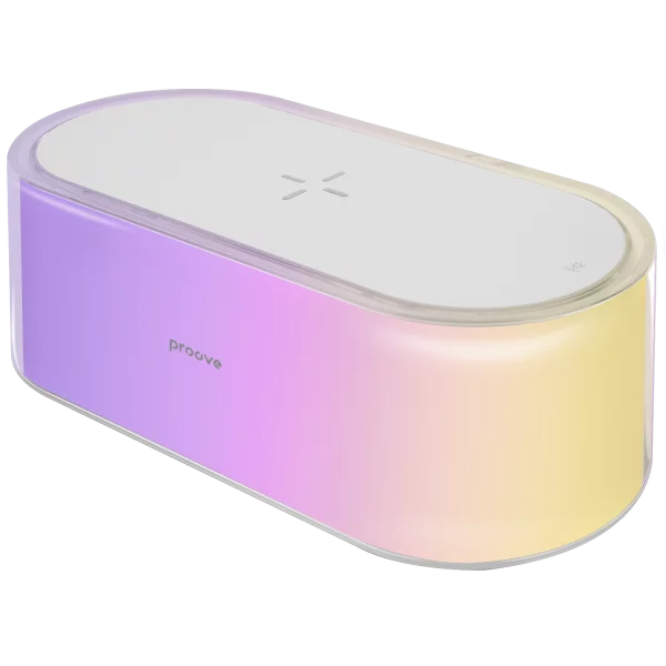 Proove Night Lamp Glow white - مصباح ليلي مقاوم للماء مع شحن لاسلكي 15 واط من بروف