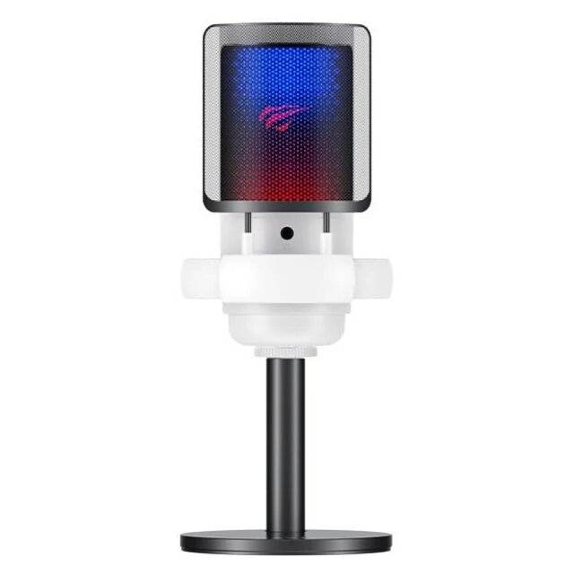 Havit GK50 Live microphone white - مايكروفون من هافيت ابيض