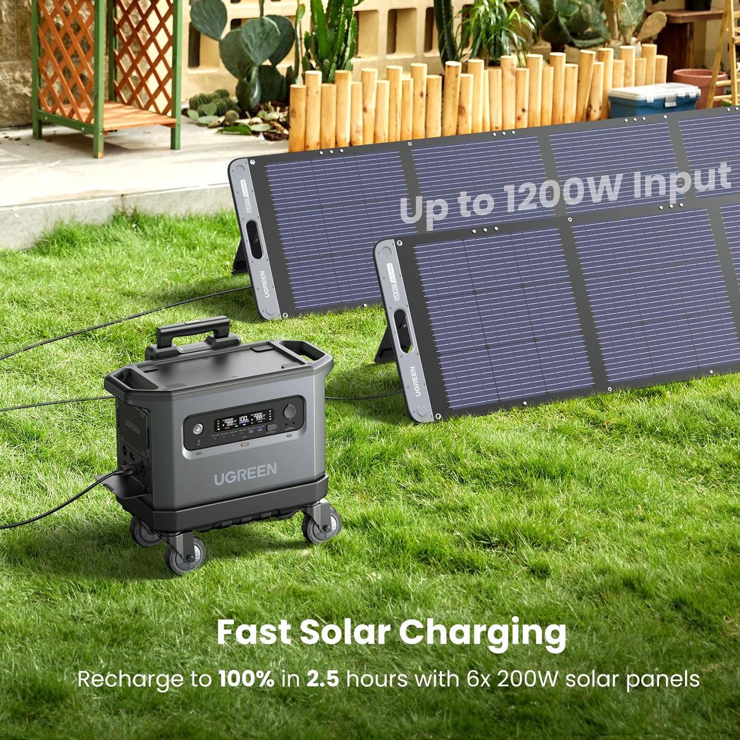 UGREEN PowerRoam Portable Power Station 2048Wh | 2300W EU - مولد طاقة محمول بقوة 2300 واط مع 14 منفذ من يوكرين