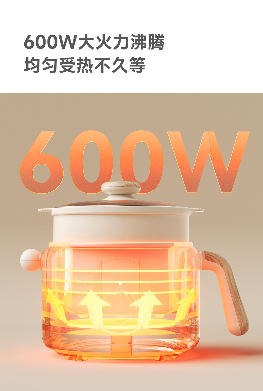 SMALL MULTI-FUNCTION ELECTRIC COOKER 2L REGULAR - قدر الطهي الكهربائي المتعدد الوظائف سعة 2 لتر 600 واط