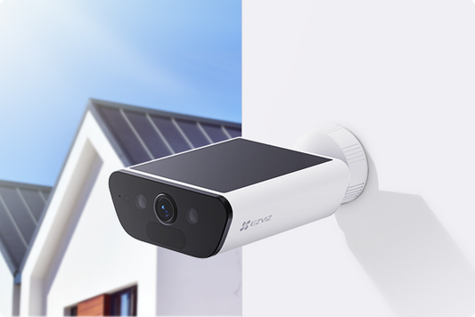 EZVIZ SOLAR BATTERY CAMERA CB5 4K - كاميرا منزلية خارجية ذكية تعمل بالطاقة الشمسية من ازفيز