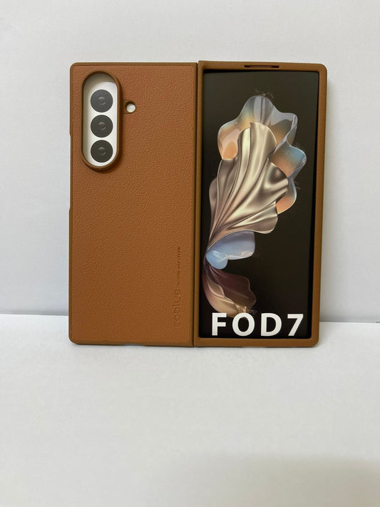 COBLUE CASE FOR SAMSUNG ZFOLD 7 BROWN - كفر للسامسونج زد فولد 7 جوزي