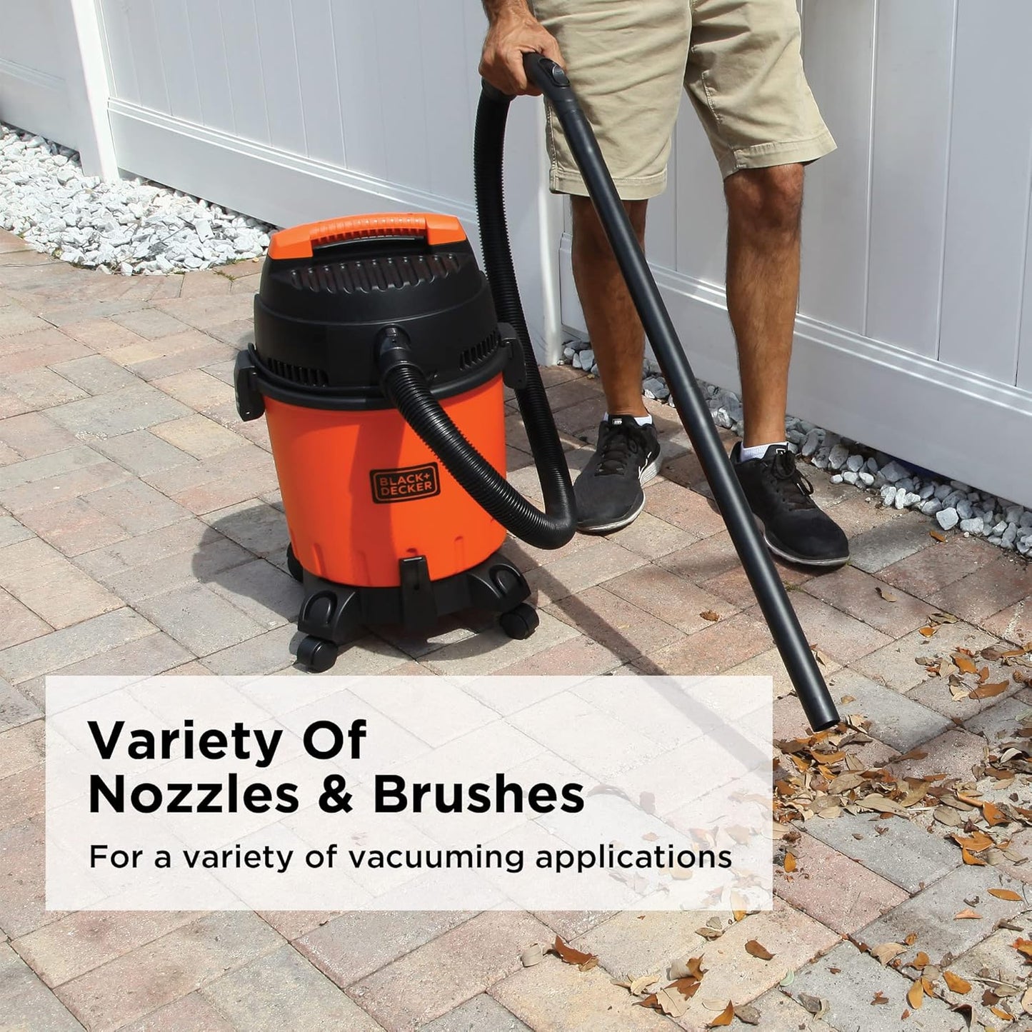 Black&Decker WDBD10-B5 Vacuum cleaner 1200W orange/black - مكنسة كهربائية بقوة 1200 واط من بلاك اند ديكر