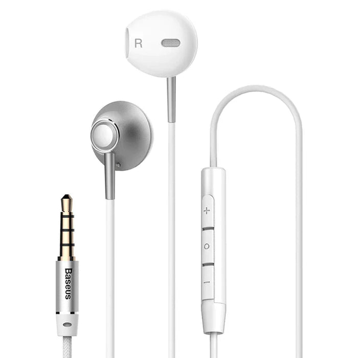 BASEUS ENCOK H06 NGH06-0S IN-EAR WIRED HEADPHONES WITH MICROPHONE- سماعات سلكية اوكس من باسيوس