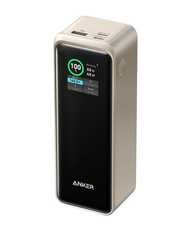 ANKER PRIME (737) 27,650 MAH POWER BANK 250W GOLD - باوربنك 27650 ملي امير 250 واط من انكر ذهبي