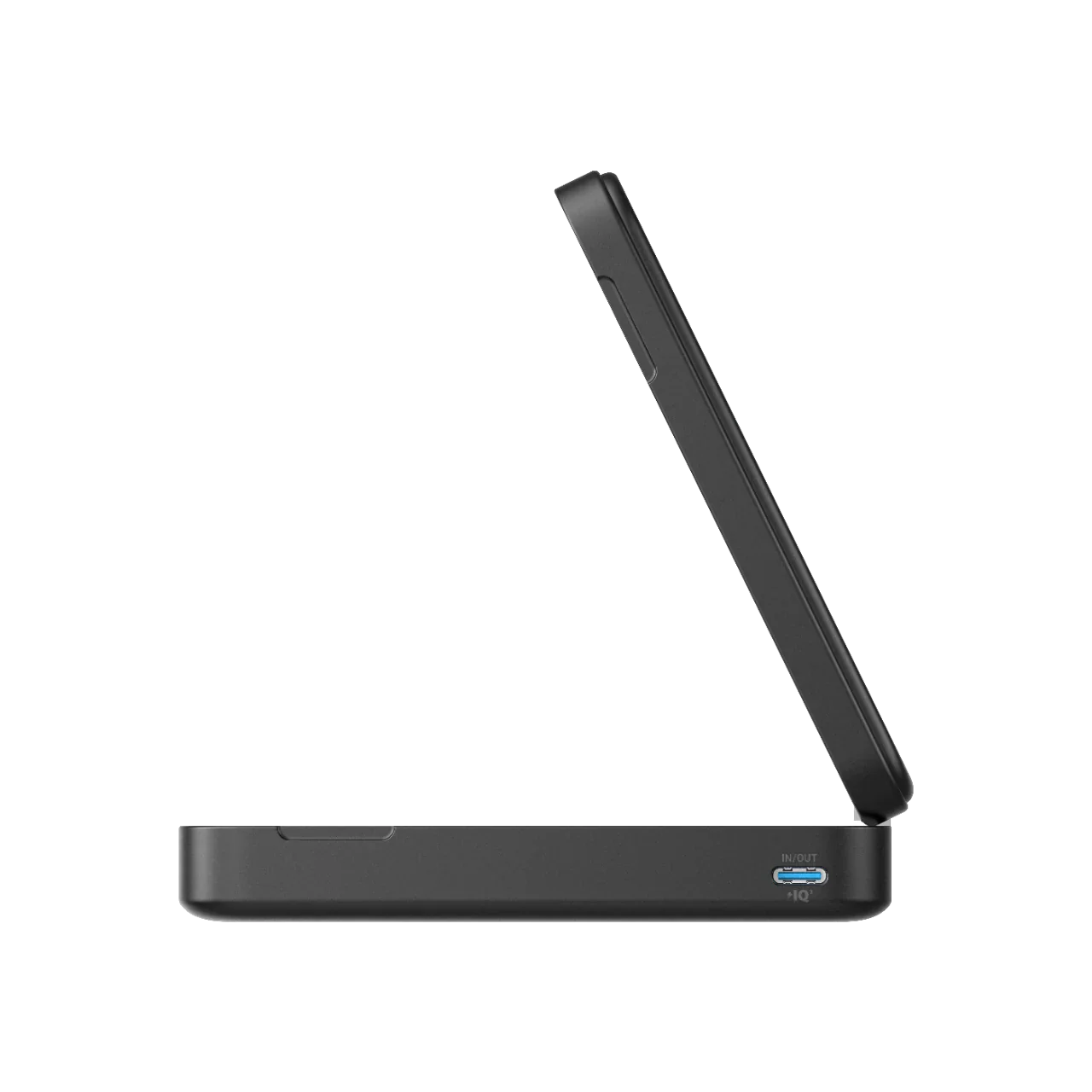 Anker MagGo Qi2 Power Bank 6600 mAh 15W Black - باوربنك ماك سيف مع ستاند 6600 ملي امبير 15 واط من انكر