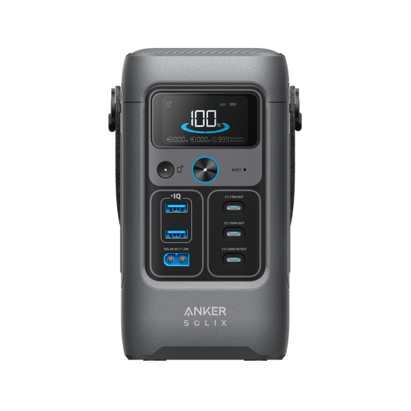 Anker SOLIX C200 DC Portable Power Station 200W|192Wh 5-Outlets - مولد طاقة محمول 200 واط من انكر