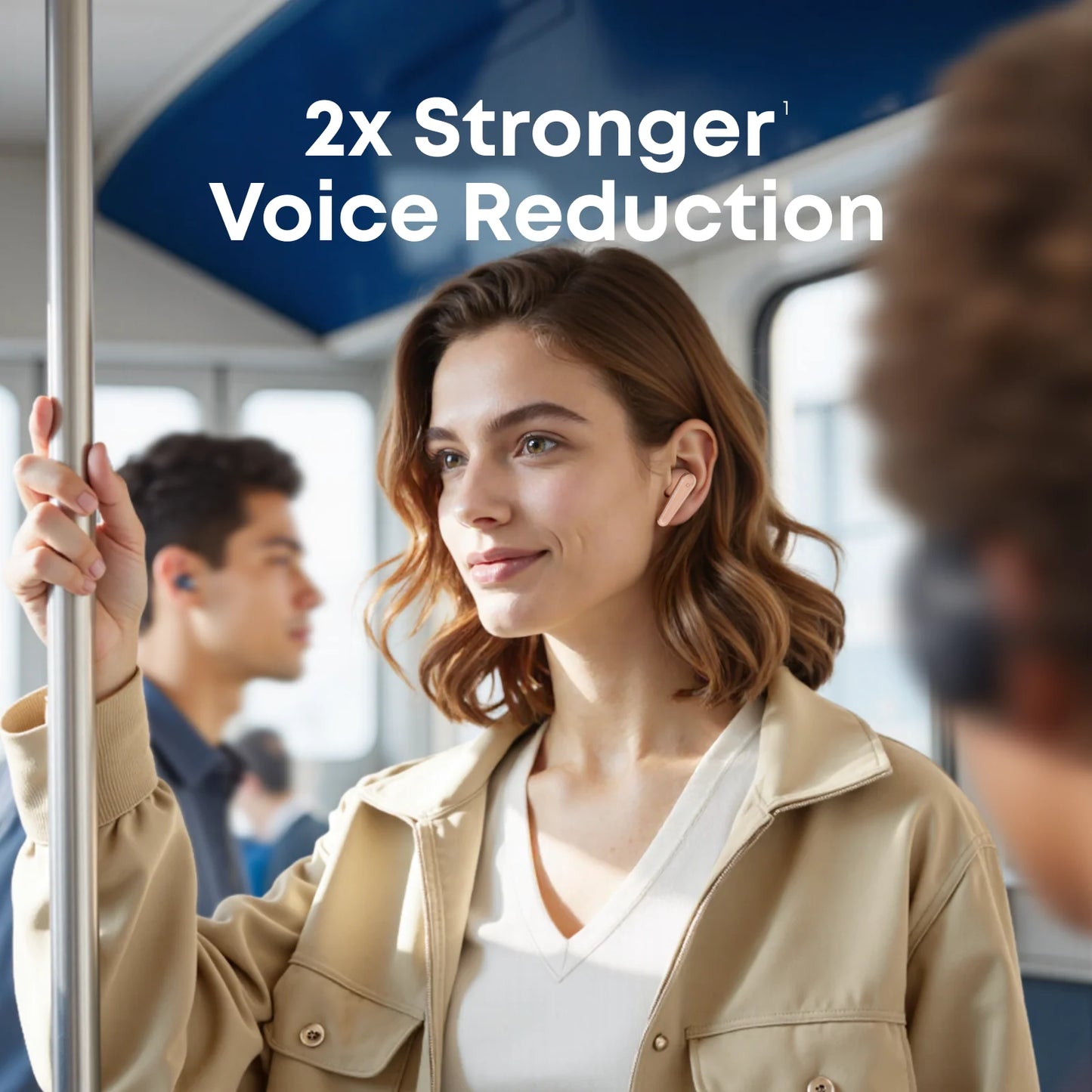 Anker Soundcore Liberty 5 TWS Pink - سماعات بلوتوث بتقنية الغاء الضوضاء المتقدمة من انكر وردي