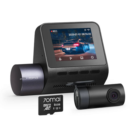 70Mai Dash Cam A410 Set - كاميرا سيارة امامية + خلفية من شاومي