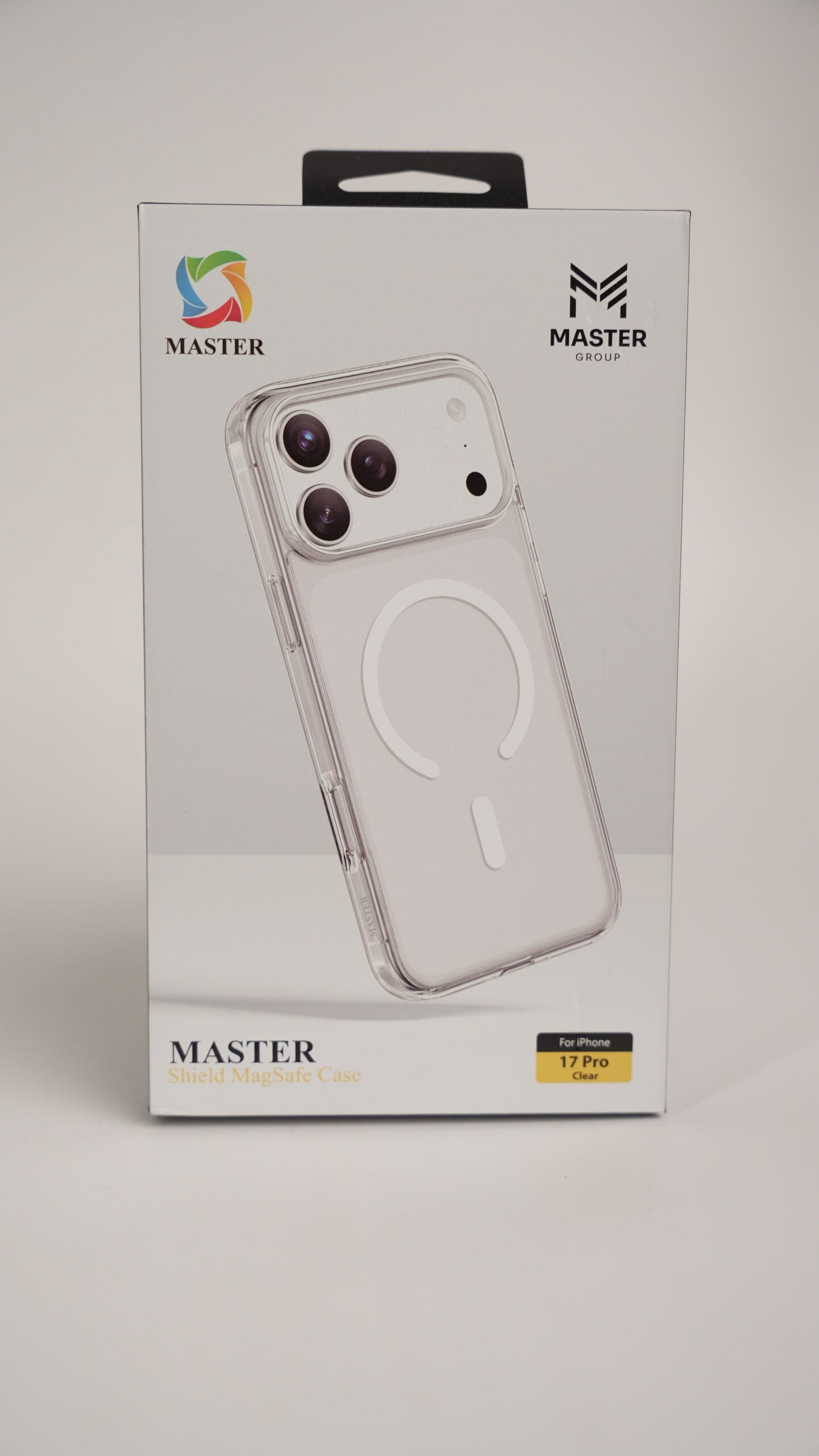 Master Shield Magsafe Case For iPhone 17 Pro Clear - كفر ايفون 17 برو ماك سيف شفاف من ماستر