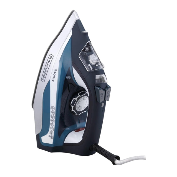 Black&Decker X2150-B5 STEAM IRON 2400W Gray - مكوى بخارية 2400 واط من بلاك اند ديكر