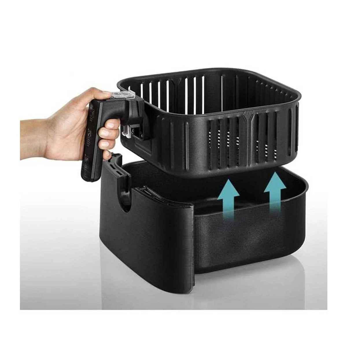 Black&Decker AF700-B5 Air Fryer 4.3L black - قلاية هوائية بسعة 4.3 لتر وبقدرة 1700 واط من بلاك اند ديكر