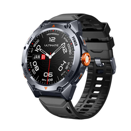 Master Watch G1 Smart Watch Black - ساعة ذكية جي 1 من ماستر اسود