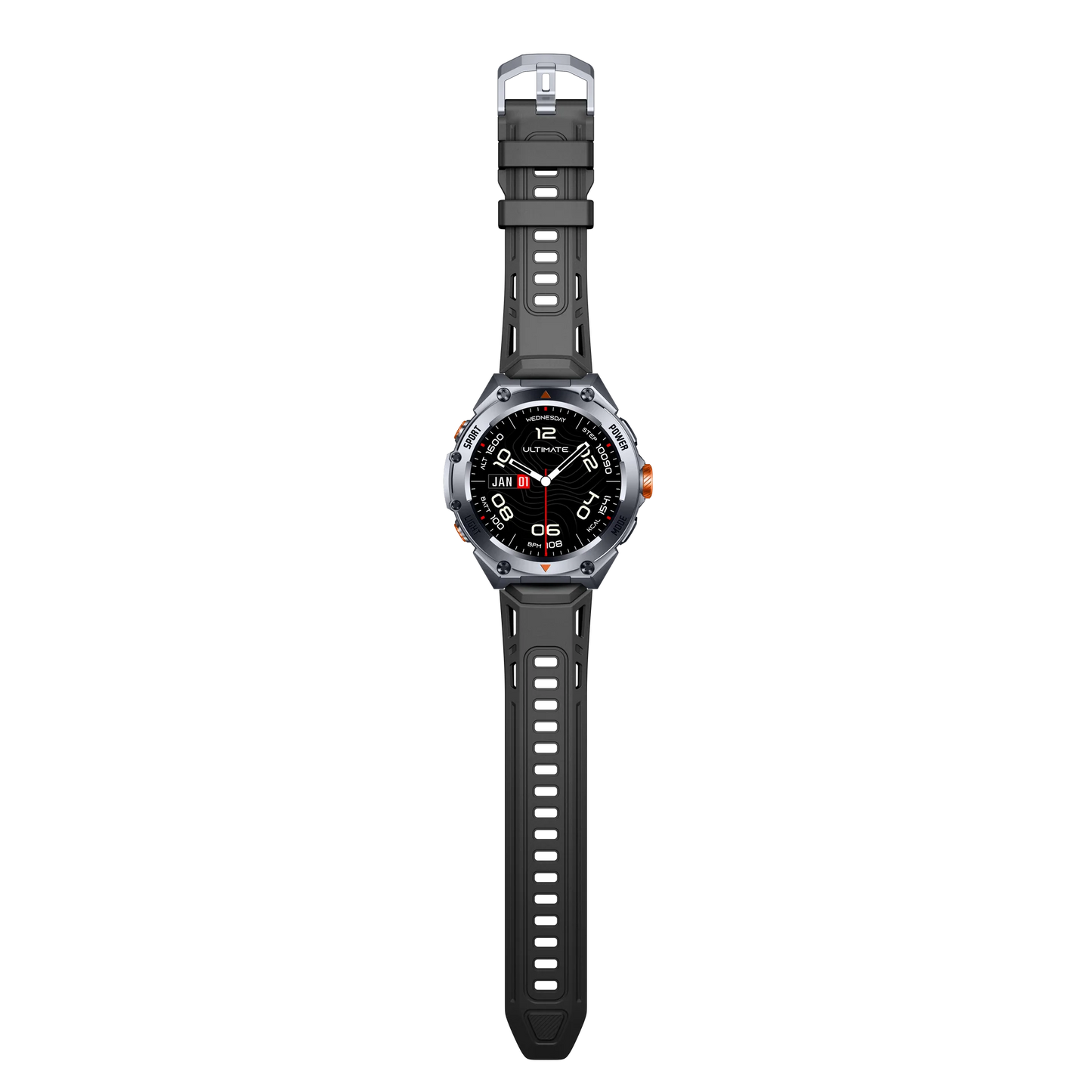 Master Watch G1 Smart Watch Black - ساعة ذكية جي 1 من ماستر اسود