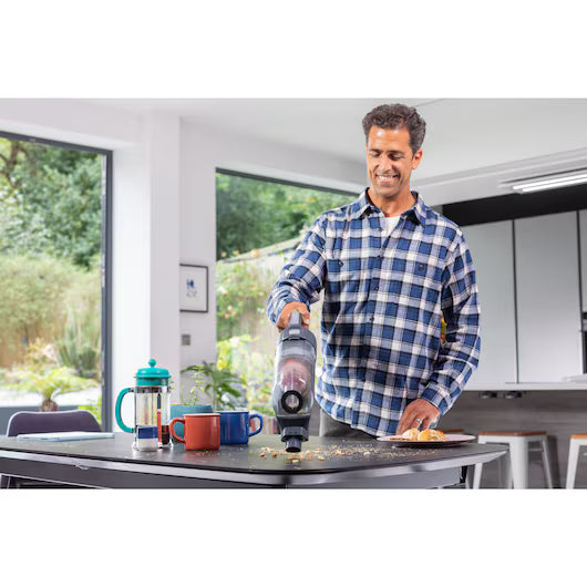 Black&Decker BHFEA520J-GB Vacuum cleaner 20V Gray - مكنسة كهربائية لاسلكية 2 في 1 من بلاك اند ديكر