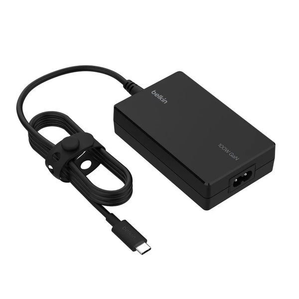 Belkin USB-C GaN Universal Laptop Charger 100W  - شاحن لابتوب 100 واط من بيلكن