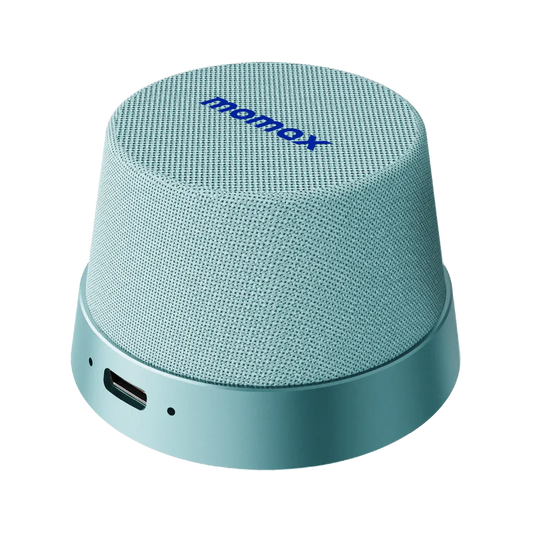 Momax Vibe Go Magnetic Wireless Speaker Blue - سبيكر لاسلكي مغناطيسي محمول 3 واط من موماكس ازرق