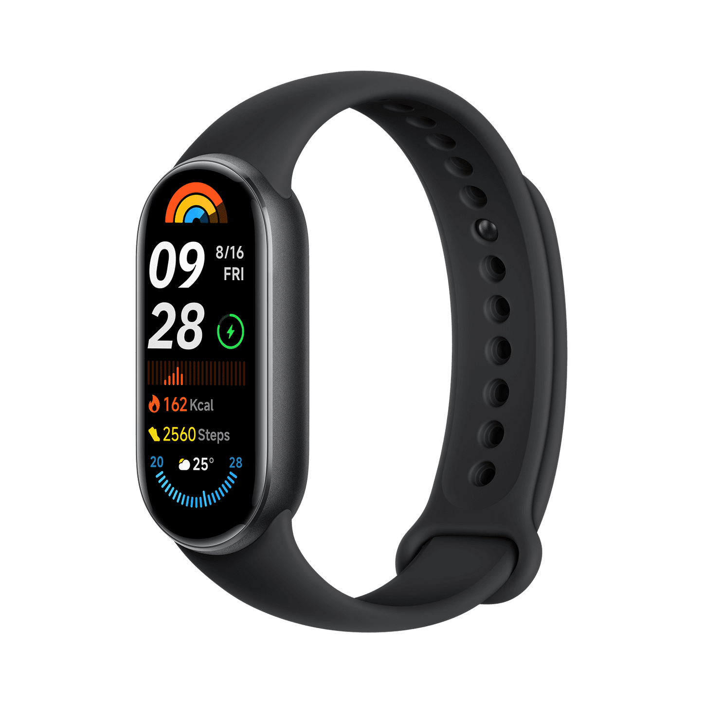XIAOMI SMART BAND 9 BLACK  - سوار ذكي من شاومي اسود