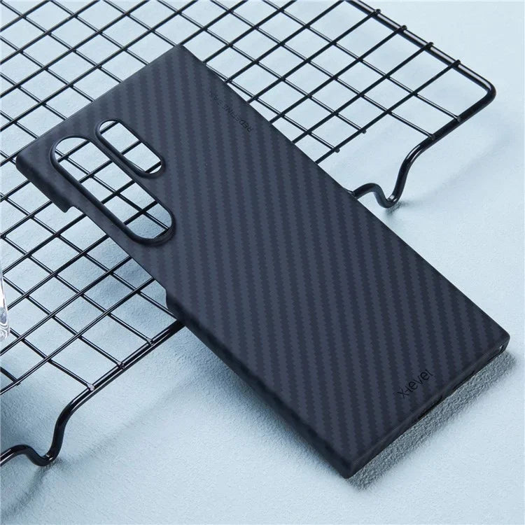 X-LEVEL NANO CARBON FIBER CASE FOR SAM GALAXY S25 ULTRA BLACK - كفر سامسوغ اس 25 الترا اسود