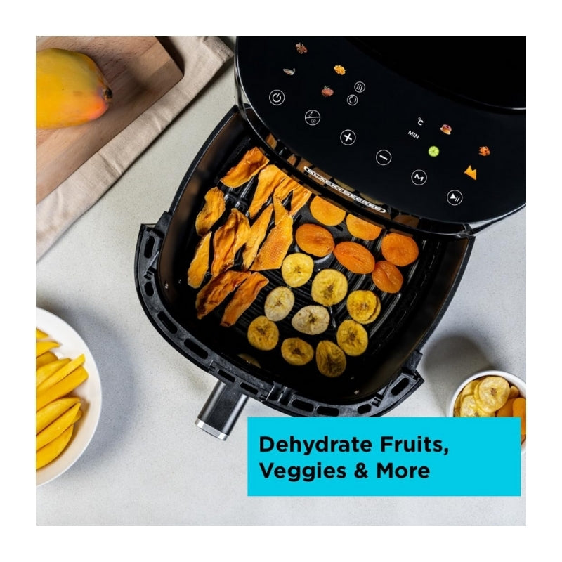 Black&Decker AF7210-B5 DIGITAL AEROFRY WITH WINDOW 7.2L - قلاية هوائية رقمية بسعة 7.2 لتر وبقوة 1800 واط مع نافذة من بلاك اند ديكر