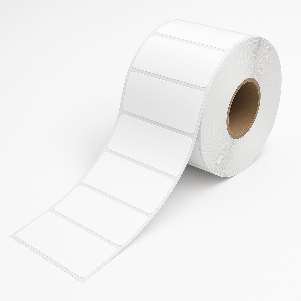 AMT LABEL PRINTER 25*50 - ليبل ورق حراري يستخدم لطابعة فوميمو