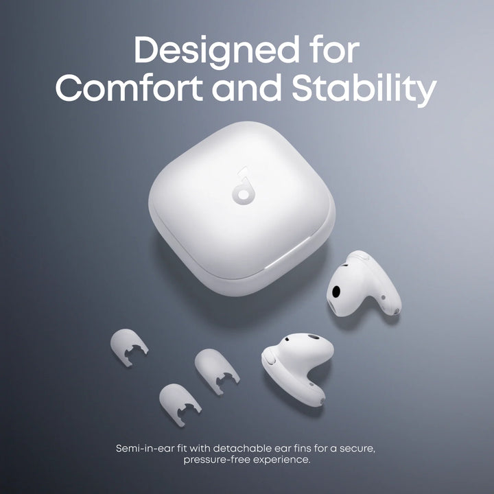 Anker soundcore Liberty Buds Wireless Semi-in-Ear Earbuds with ANC ...