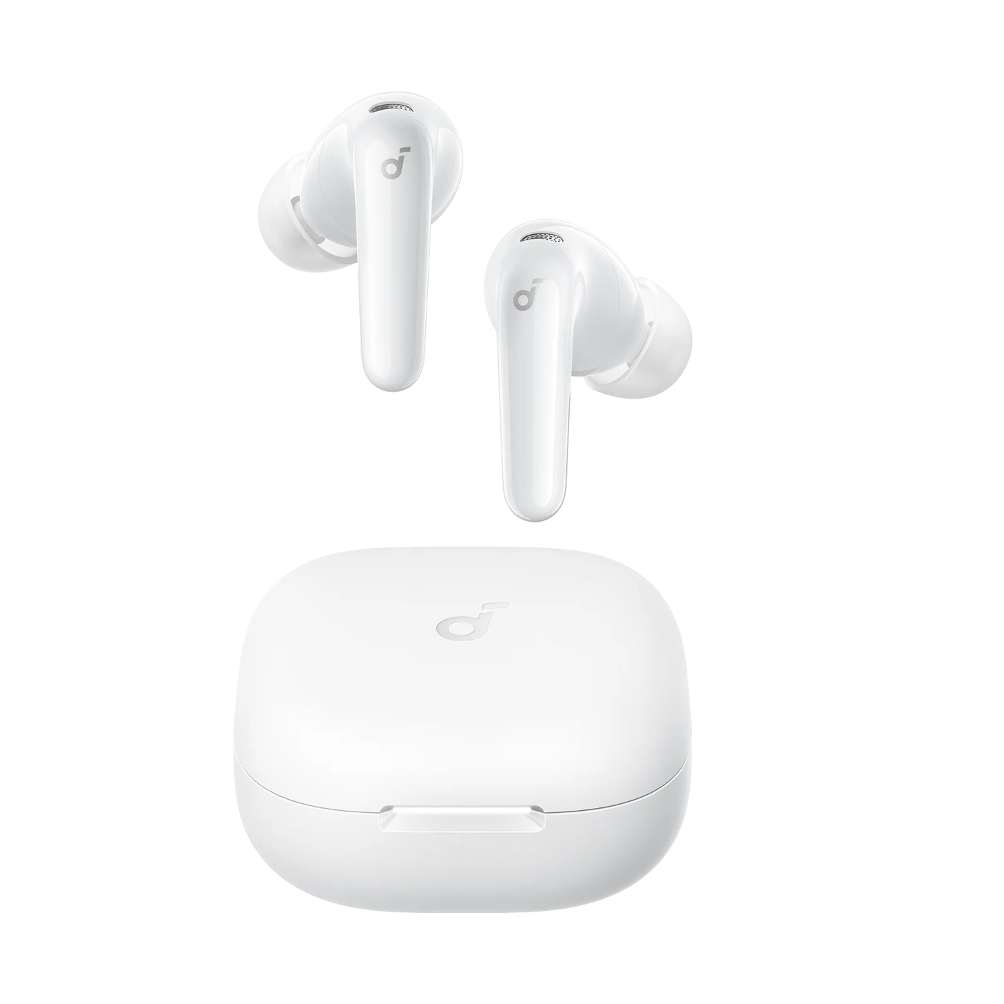 soundcore R60i NC White - سماعات بلوتوث بتقنية الغاء الضوضاء ودعم الترجمة الفورية من انكر ابيض