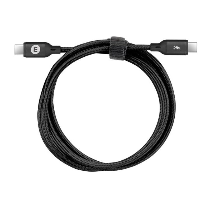 MOMAX GO LINK 1.2M USB-C TO USB-C BLACK - كيبل تايب سي تايب سي بطول 1.2 متر من موماكس اسود
