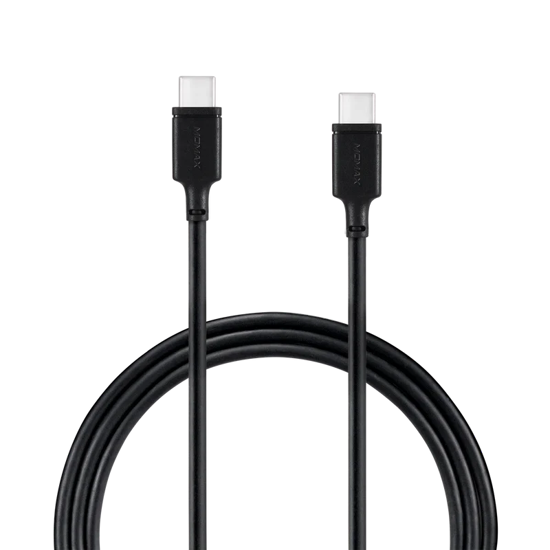 MOMAX ZERO CABLE  USB-C-C 1M BLACK -كيبل تايب سي تايب سي 60 واط من موماكس