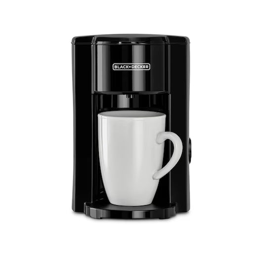Black&Decker DCM25N-B5 1 cup Coffee maker 350W black - ماكنة تحضير القهوة بسعة كوب واحد بقوة 350واط من بلاك اند ديكر