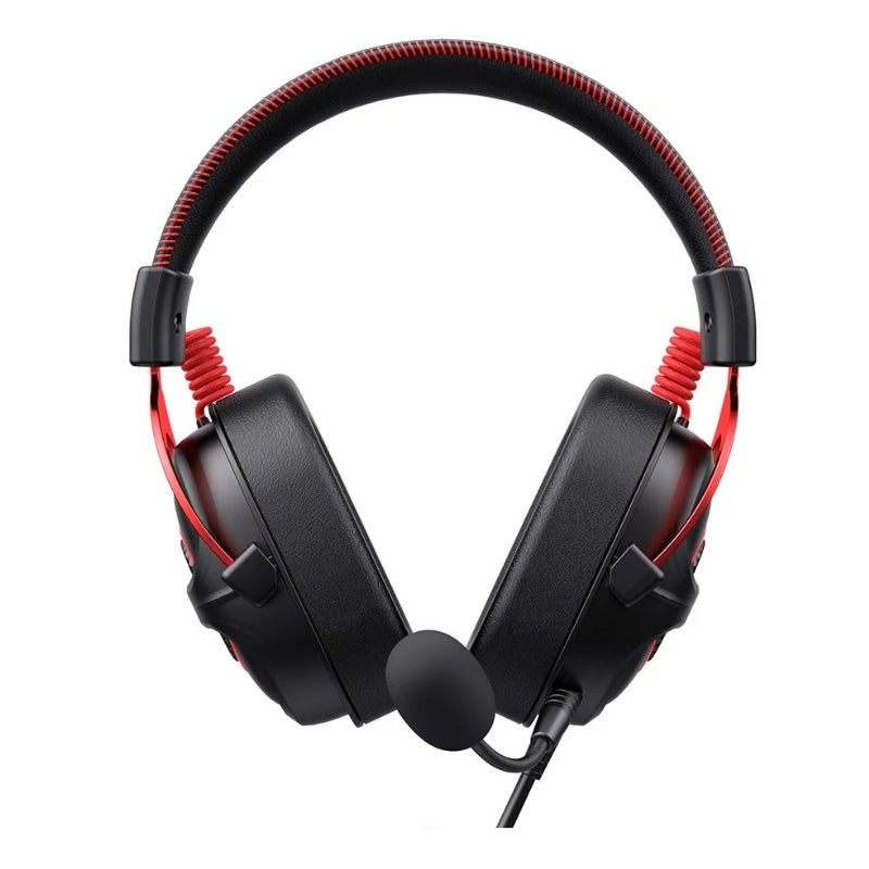Havit H2002E Pro wired Gaming headphone black+red - سماعات هيدسيت سلكية للالعاب من هافيت