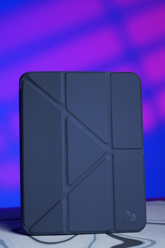 FOXTECH FLAT COVER WITH PEN SLOT FOR IPAD A16 2025 NAVY - كفر ايباد 11 (A16) 2025 مع مكان مخصص للقلم من فوكس تك نيلي