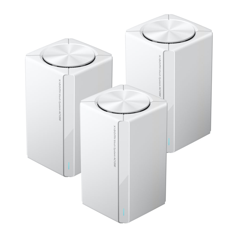 XIAOMI MESH SYSTEM AC1200 3-PACK - راوتر من شاومي (ثلاث قطع)