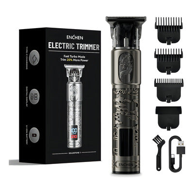 ENCHEN GOLDSTONE 1 HAIR TRIMMER - ماكنة حلاقة متعددة الاستخدامات مع شاشة رقمية من انشين