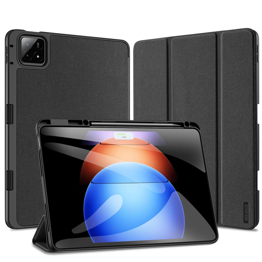 DOMO CASE FOR MI PAD 6S PRO 12.4 IN - كفر مي باد 6 اس برو 12.4 انش من دومو اسود