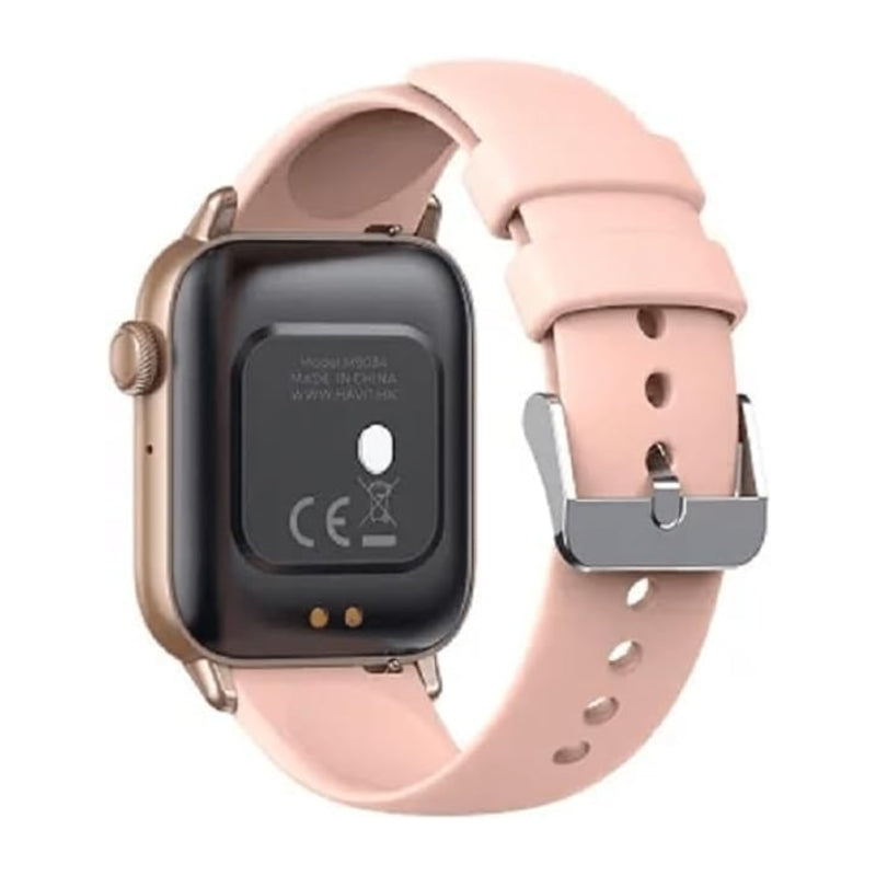 Havit M9034 SmartWatch Square Shaped Pink - ساعة ذكيه من هافيت