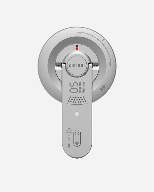 AULUMU G05 AIR 5-IN-1 MAGNETIC PHONE KICKSTAND SLIVER - ستاند ماك سيف 5 في 1 من اولومو فضي