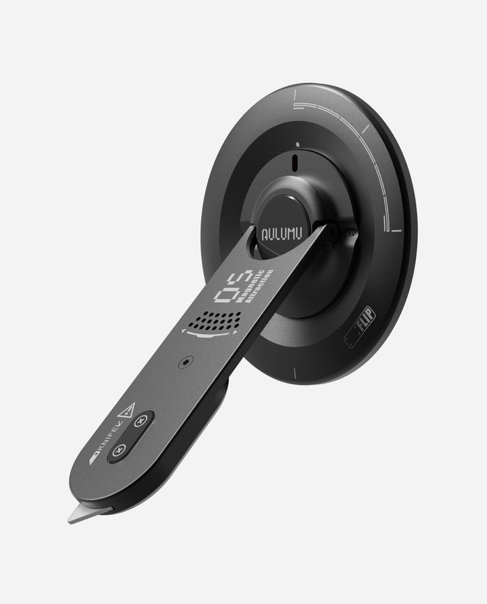 AULUMU G05 AIR 5-IN-1 MAGNETIC PHONE KICKSTAND BLACK - ستاند ماك سيف 5 في 1 من اولومو اسود