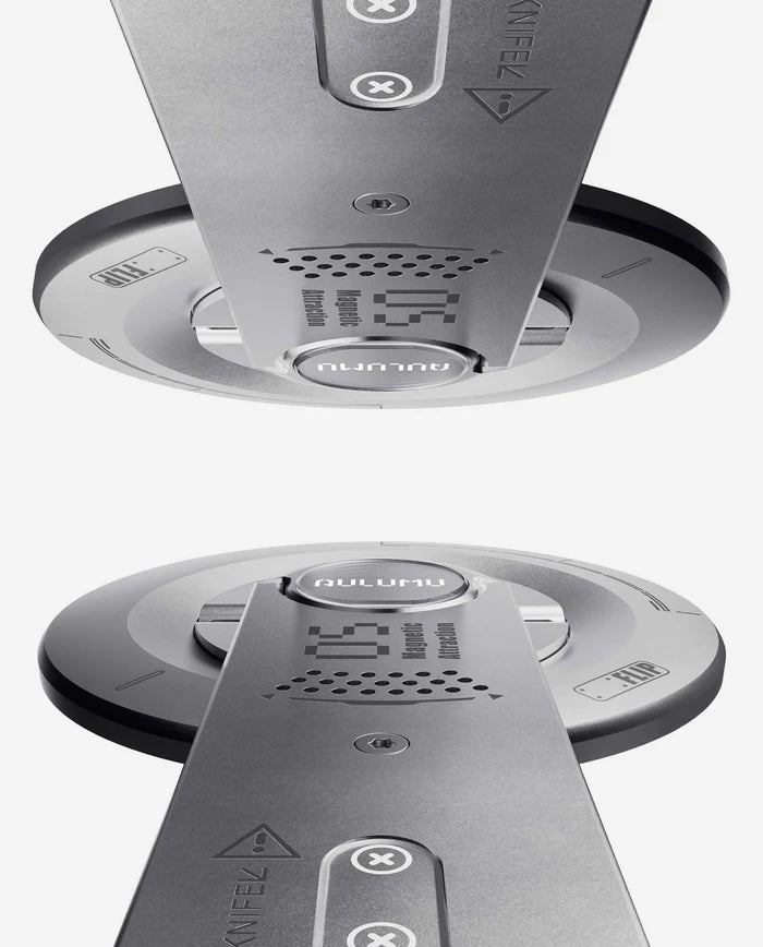 AULUMU G05 AIR 5-IN-1 MAGNETIC PHONE KICKSTAND SLIVER - ستاند ماك سيف 5 في 1 من اولومو فضي