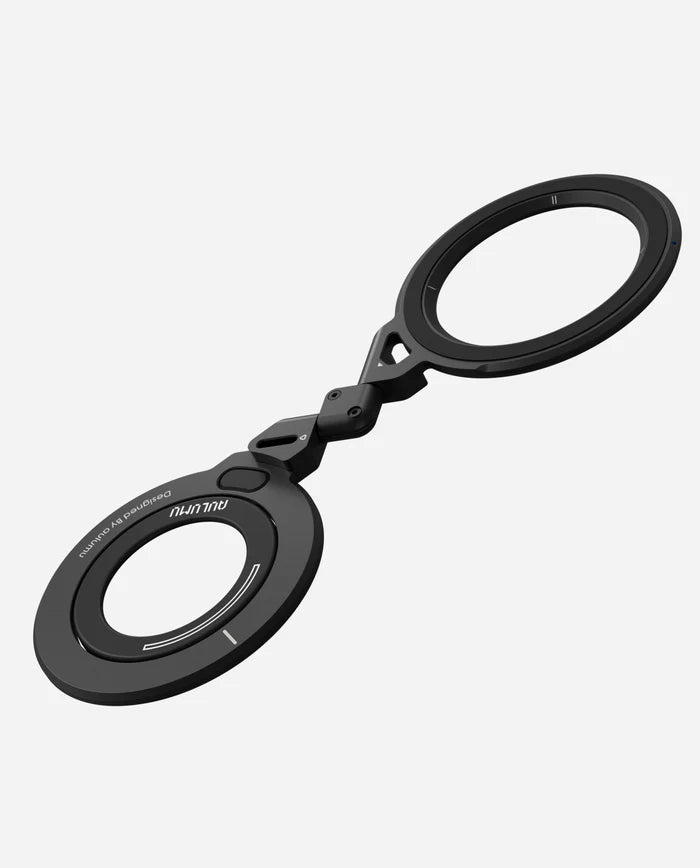 AULUMU G09 INFINITE DUAL-MAG STAND FOR PHONE BLACK - ستاند ماك سيف ثلاثي المحاور من اولومو اسود