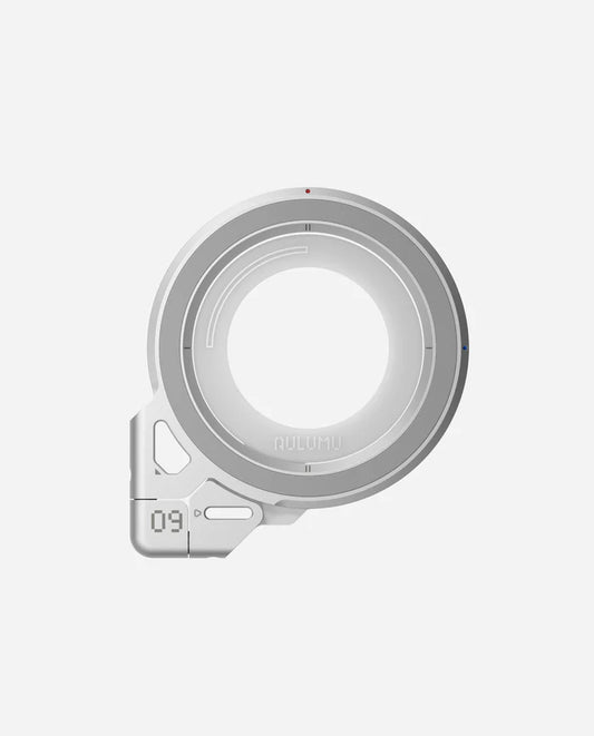 AULUMU G09 INFINITE DUAL-MAG STAND FOR PHONE SLIVER - ستاند هاتف مغناطيسي ثلاثي المحاور من اولومو فضي