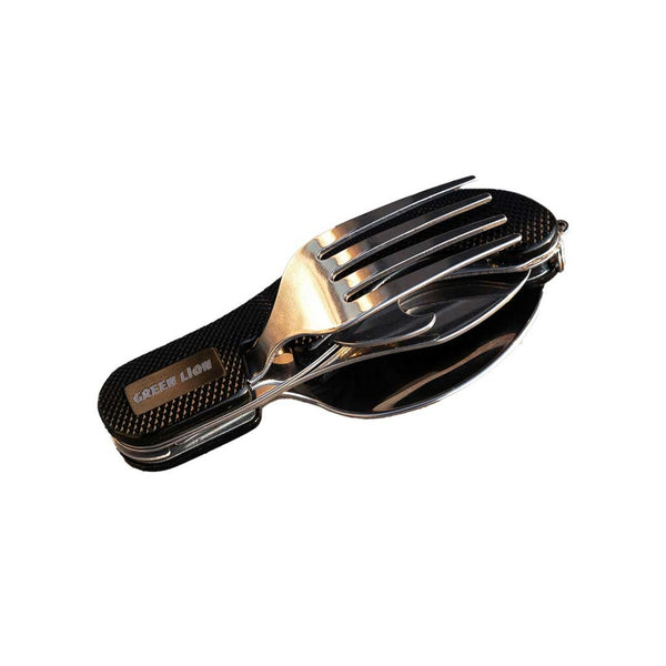 Green Lion 4 in 1 Cutlery Set Black - مجموعة ادوات المائدة 4 في 1 من كرين