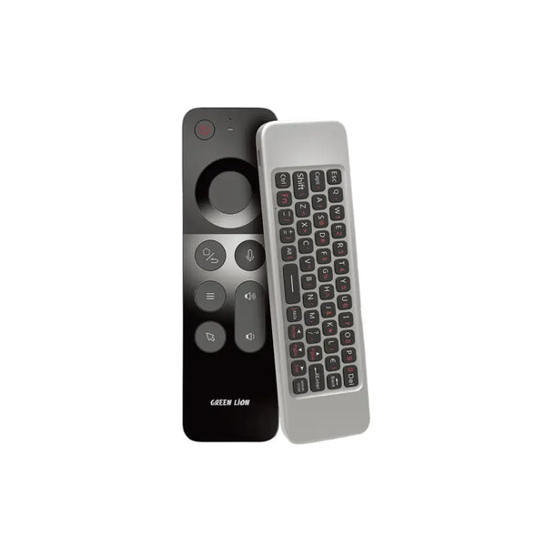 Green Lion 4 in 1 Wireless Remote With Keyboard Black - ريموت لاسلكي مع لوحة مفاتيح 4 في 1 من كرين اسود