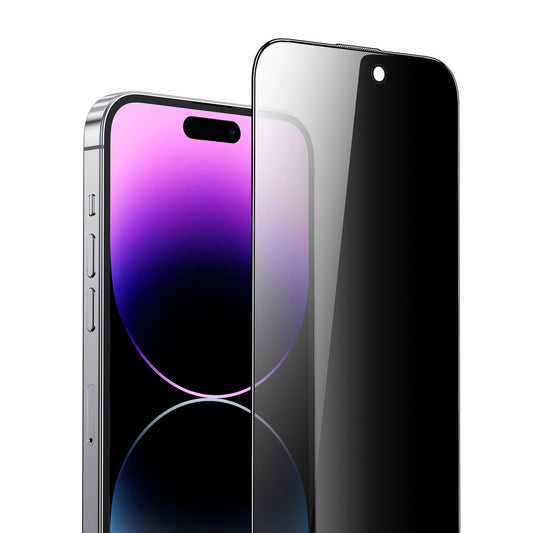 Green Lion 9H Steve Privacy Screen Protector for iPhone 15 Pro Max Black - لاصق شاشة مضلل للايفون 15 برو ماكس من كرين اسود